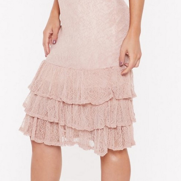 NEW 🌺 Lace Maxi Dress NWT - Picture 5 of 8